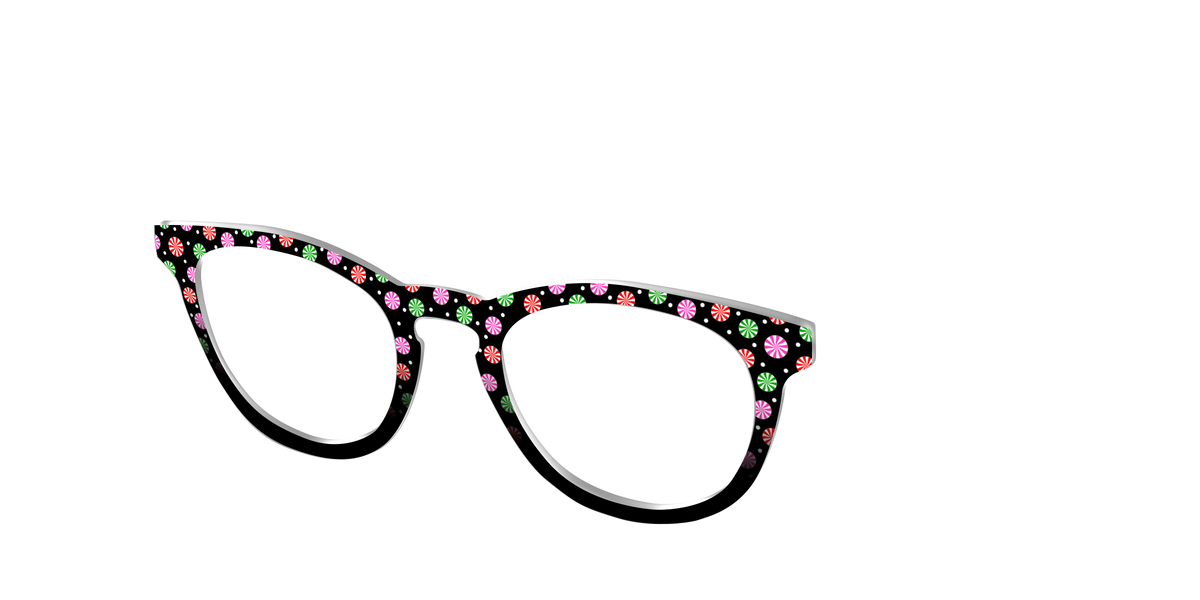 The Pretty Peppermints - Angle Top Image - Pair Eyewear
