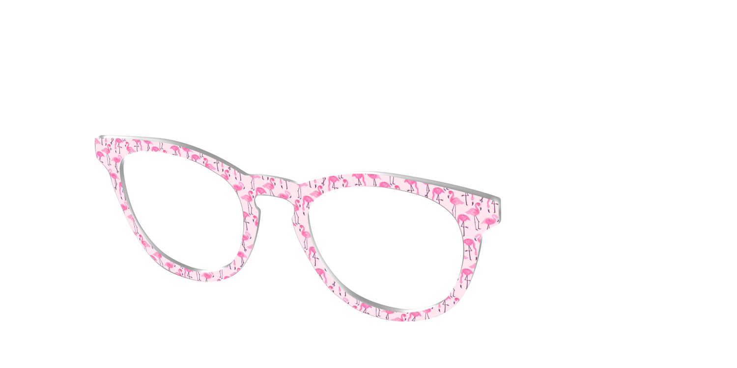 The Pretty Pink Flamingos - Angle Top Image - Pair Eyewear