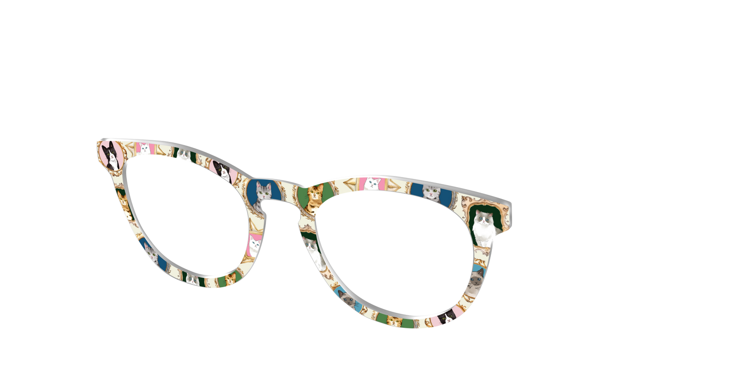 The Rococo Kittens - Angle Top Image - Pair Eyewear