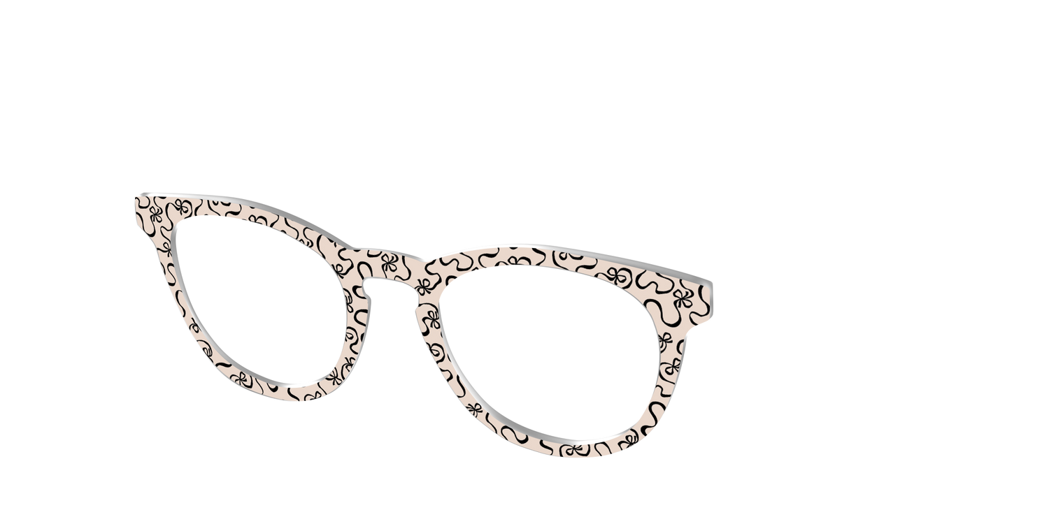 The Romantic Ribbons - Angle Top Image - Pair Eyewear