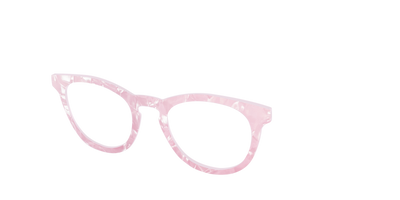 The Rose Quartz Pearl Marble - Angle Top Thumbnail - Pair Eyewear
