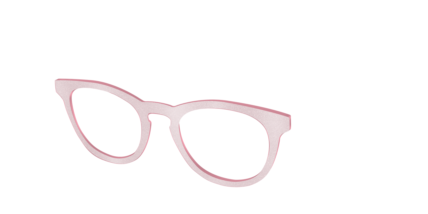 The Rose Shimmer - Angle Top Image - Pair Eyewear