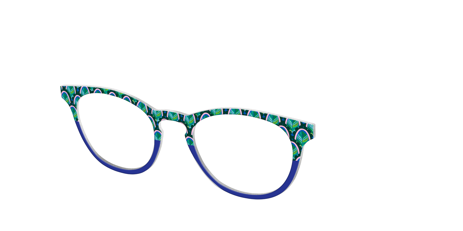 The Seabreeze Scallop Split - Angle Top Image - Pair Eyewear