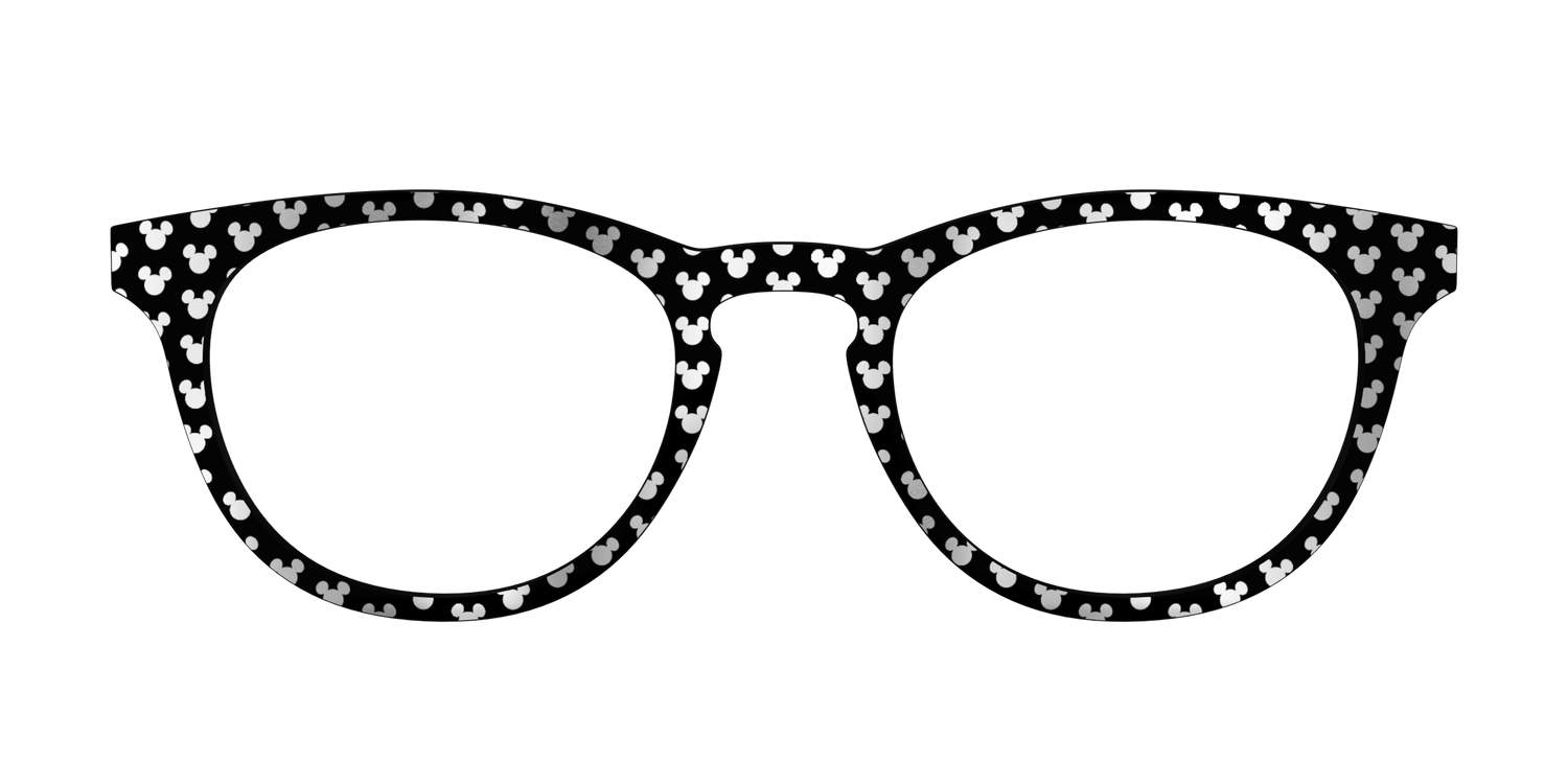 The Silver Foil Mickey - Front Top Image - Pair Eyewear