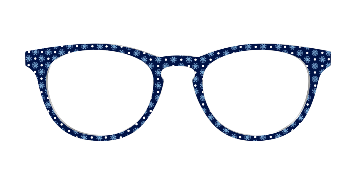 The Snowflake Polka Dot - Front Top Image - Pair Eyewear