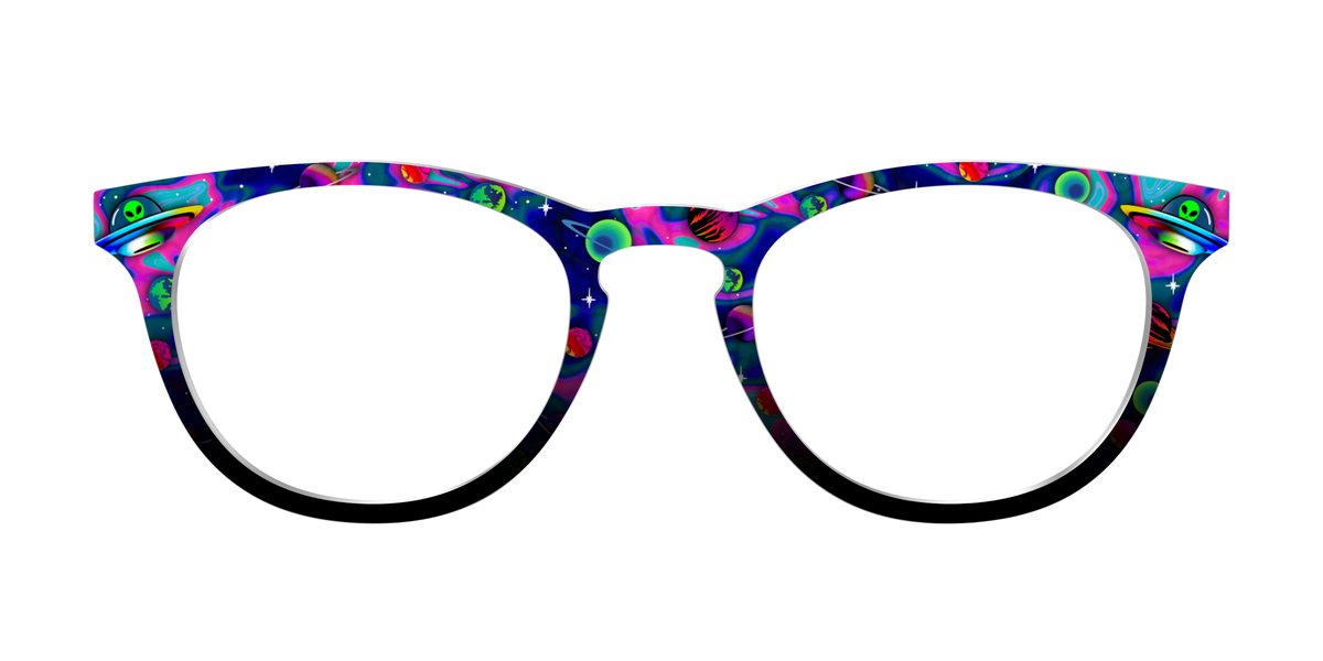 The Space Invasion Marble - Front Top Image - Pair Eyewear