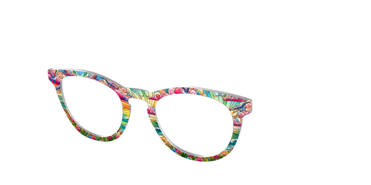 The Sun-Drenched Stained Glass - Angle Top Image - Pair Eyewear