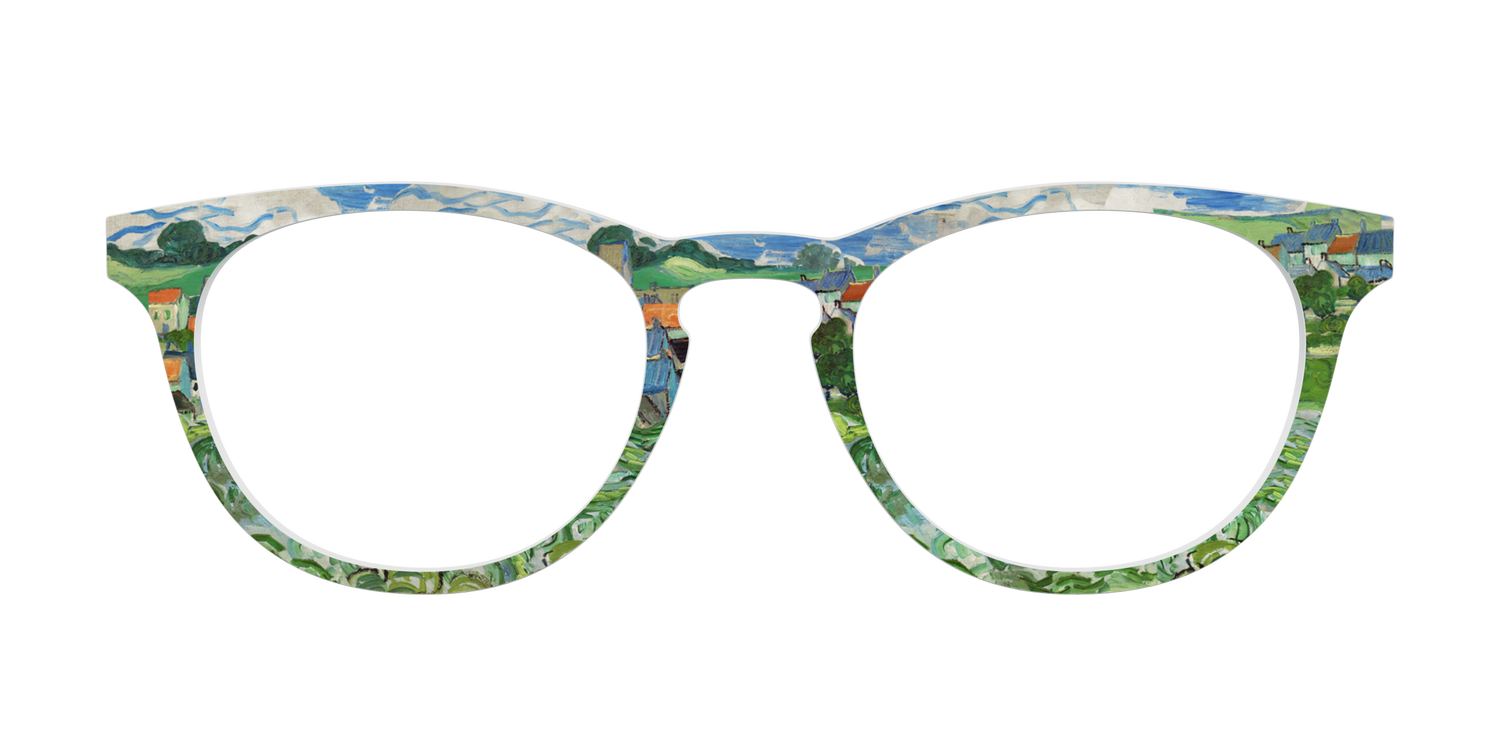 The View of Auvers-Sur-Oise - Front Top Image - Pair Eyewear