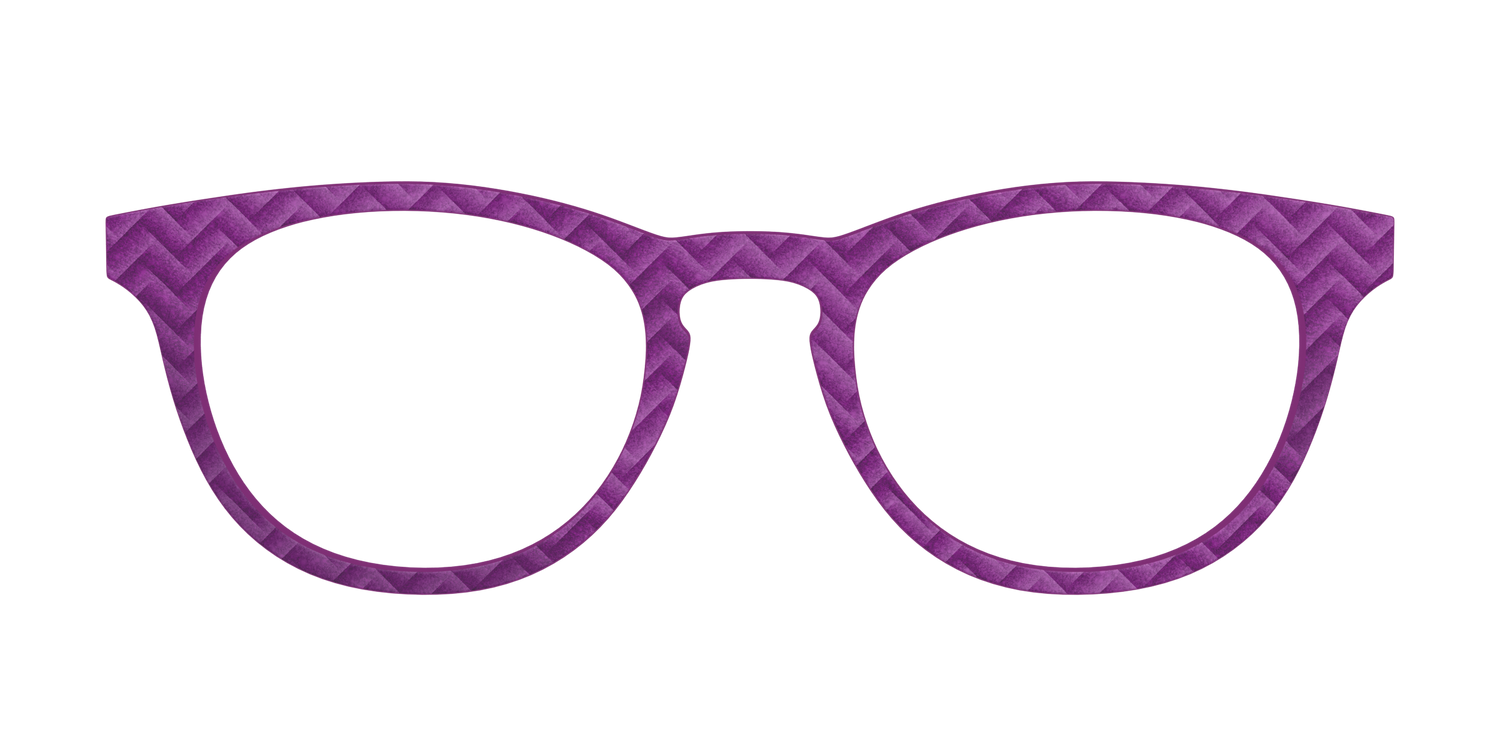 The Violet Herringbone - Front Top Image - Pair Eyewear
