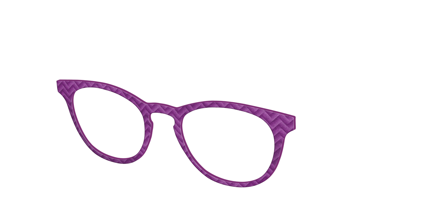 The Violet Herringbone - Angle Top Image - Pair Eyewear