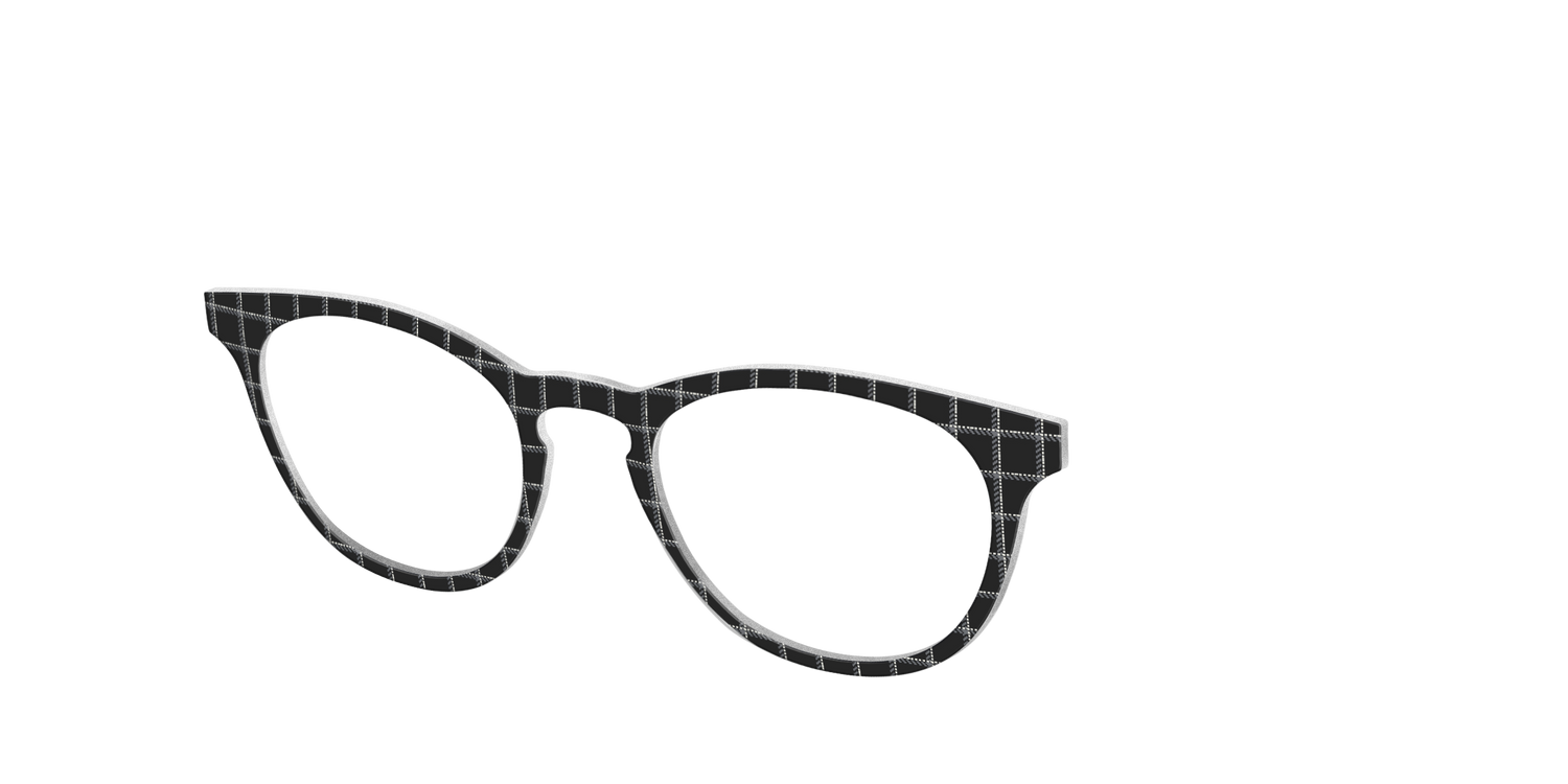 The Windowpane Plaid - Angle Top Image - Pair Eyewear