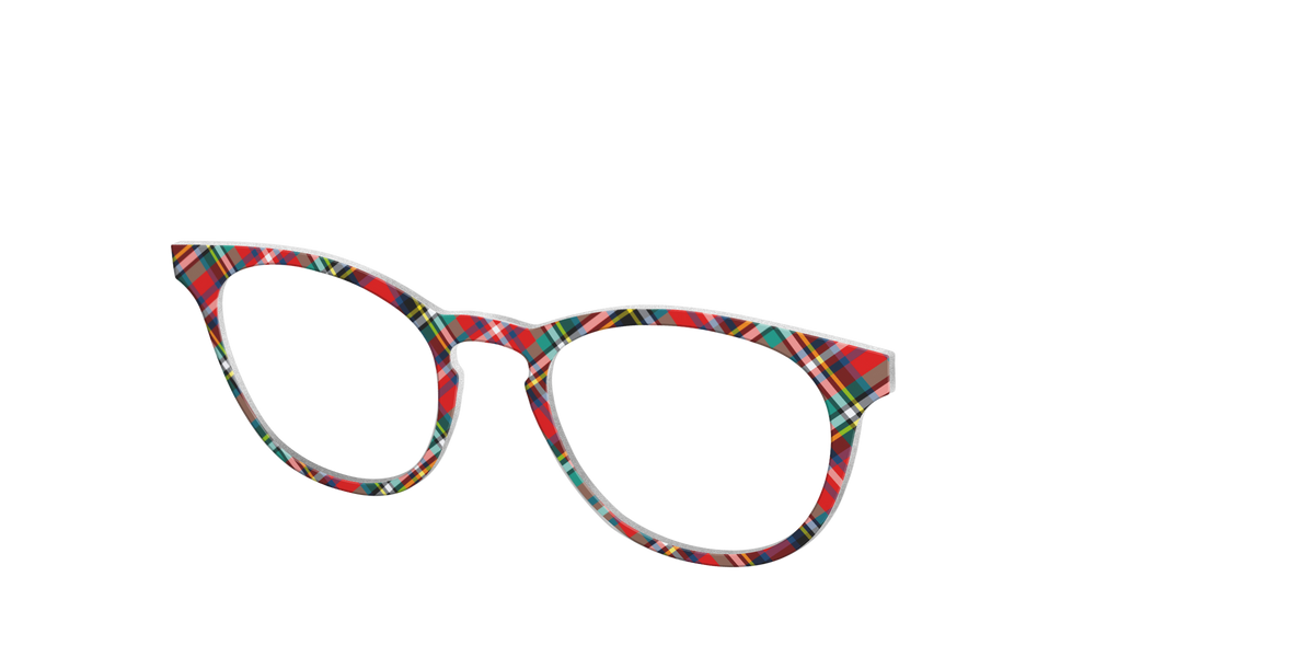 The Winter Plaid - Angle Top Image - Pair Eyewear