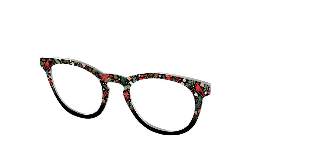 The Winter Wonderland Floral - Angle Top Image - Pair Eyewear
