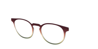 The Acorn to Moss Gradient - Angle Top Thumbnail - Pair Eyewear