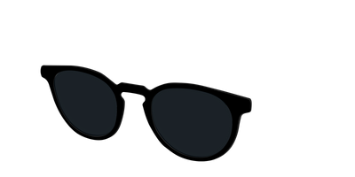 The Non-Polarized Black Sun Top - Angle Top Thumbnail - Pair Eyewear