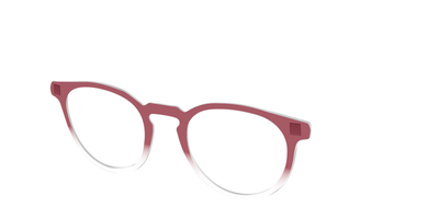 The Burgundy Gradient Crystal - Angle Top Thumbnail - Pair Eyewear