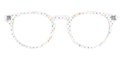 The Egg Polka Dot with Gold Foil Crystal - Front Top Thumbnail - Pair Eyewear