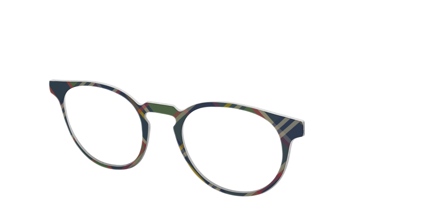 The Flannel Plaid - Angle Top Image - Pair Eyewear