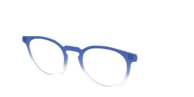 The Indigo Gradient Crystal - Angle Top Thumbnail - Pair Eyewear