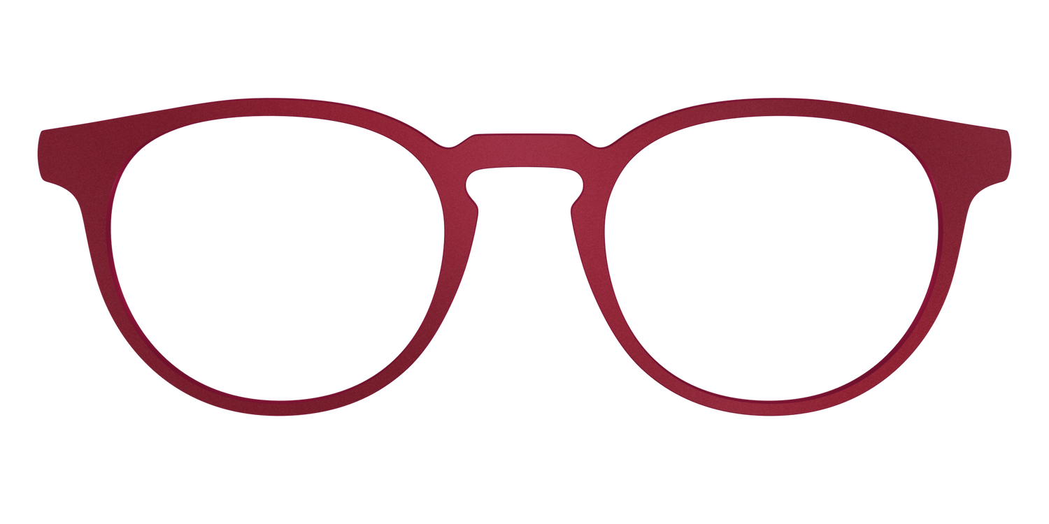 The Matte Burgundy - Front Top Image - Pair Eyewear