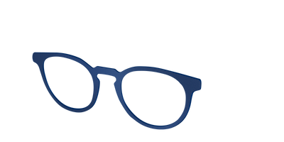 The Matte Navy - Angle Top Thumbnail - Pair Eyewear