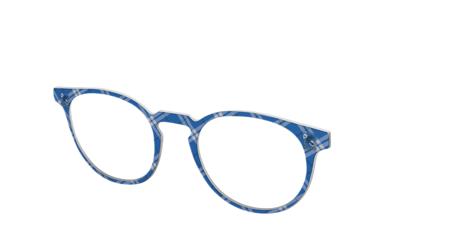 The Ravenclaw™ Plaid - Angle Top Image - Pair Eyewear