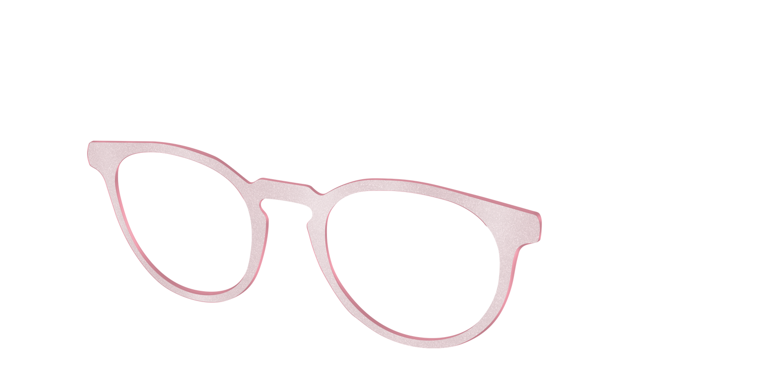 The Rose Shimmer - Angle Top Image - Pair Eyewear