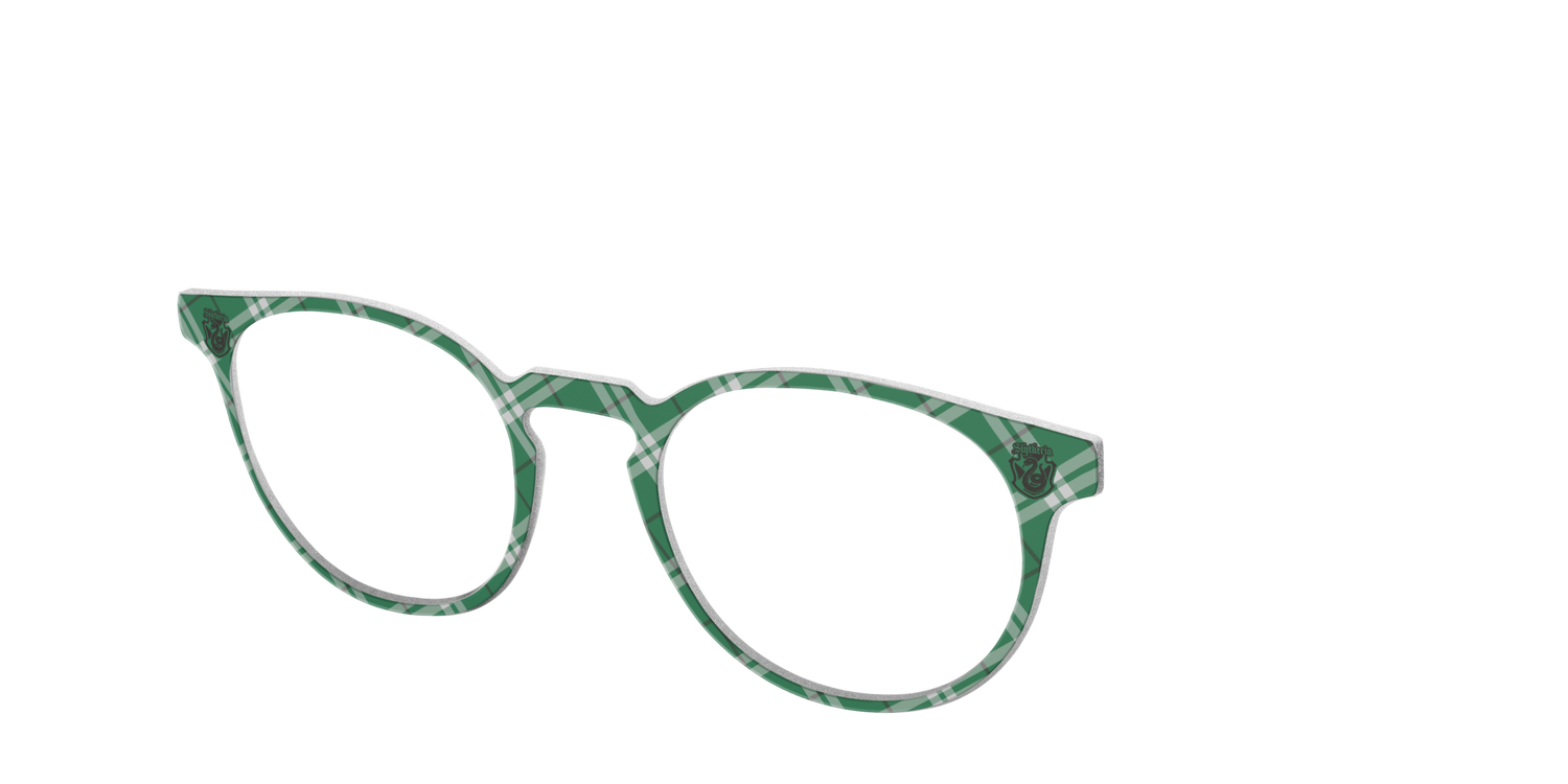The Slytherin™ Plaid - Angle Top Image - Pair Eyewear
