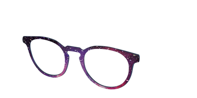 The Twilight Sky with Holographic Glitter - Angle Top Thumbnail - Pair Eyewear