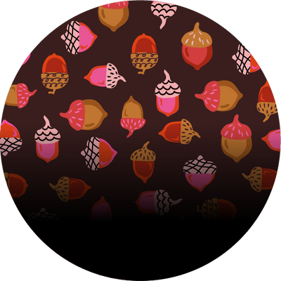 The Maroon to Blush Gradient Polka Dot