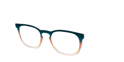 The Aegean to Apricot Gradient - Angle Top Thumbnail - Pair Eyewear