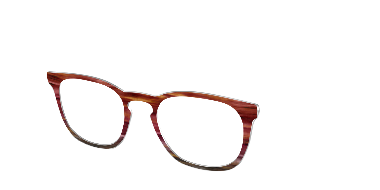 The Auburn Gradient Horn - Angle Top Image - Pair Eyewear