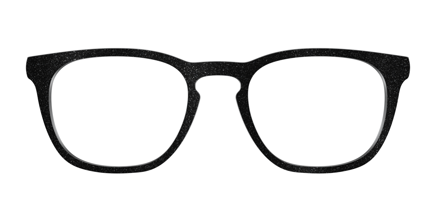 The Black Shimmer - Front Top Image - Pair Eyewear