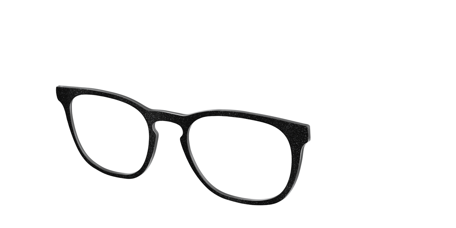 The Black Shimmer - Angle Top Image - Pair Eyewear