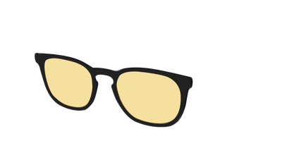 The Black With Citrine Yellow Lens - Angle Top Thumbnail - Pair Eyewear