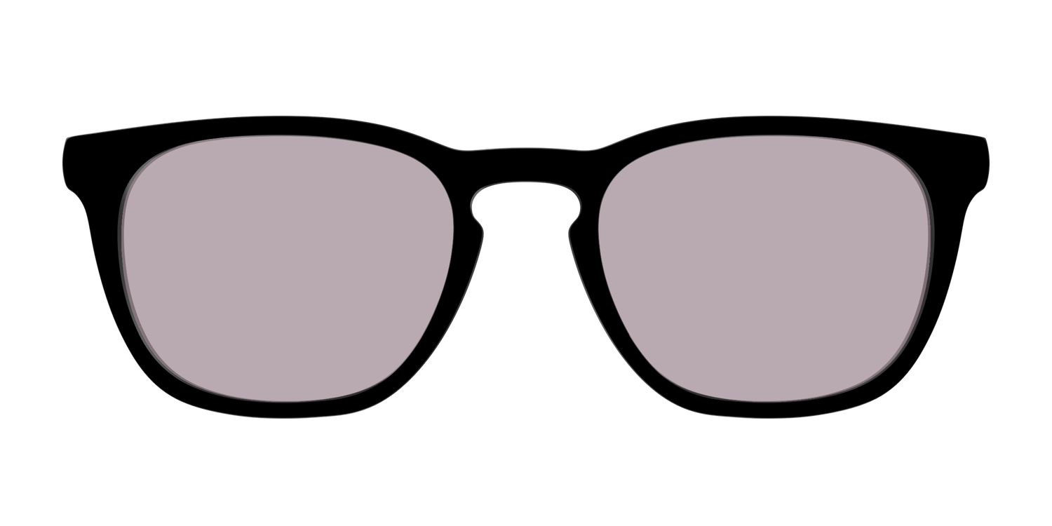 The Black with Gray Gaming Lens - Front Top Image - Pair Eyewear