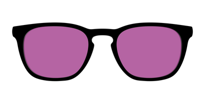 The Black with Violet Golf Lens - Front Top Thumbnail - Pair Eyewear
