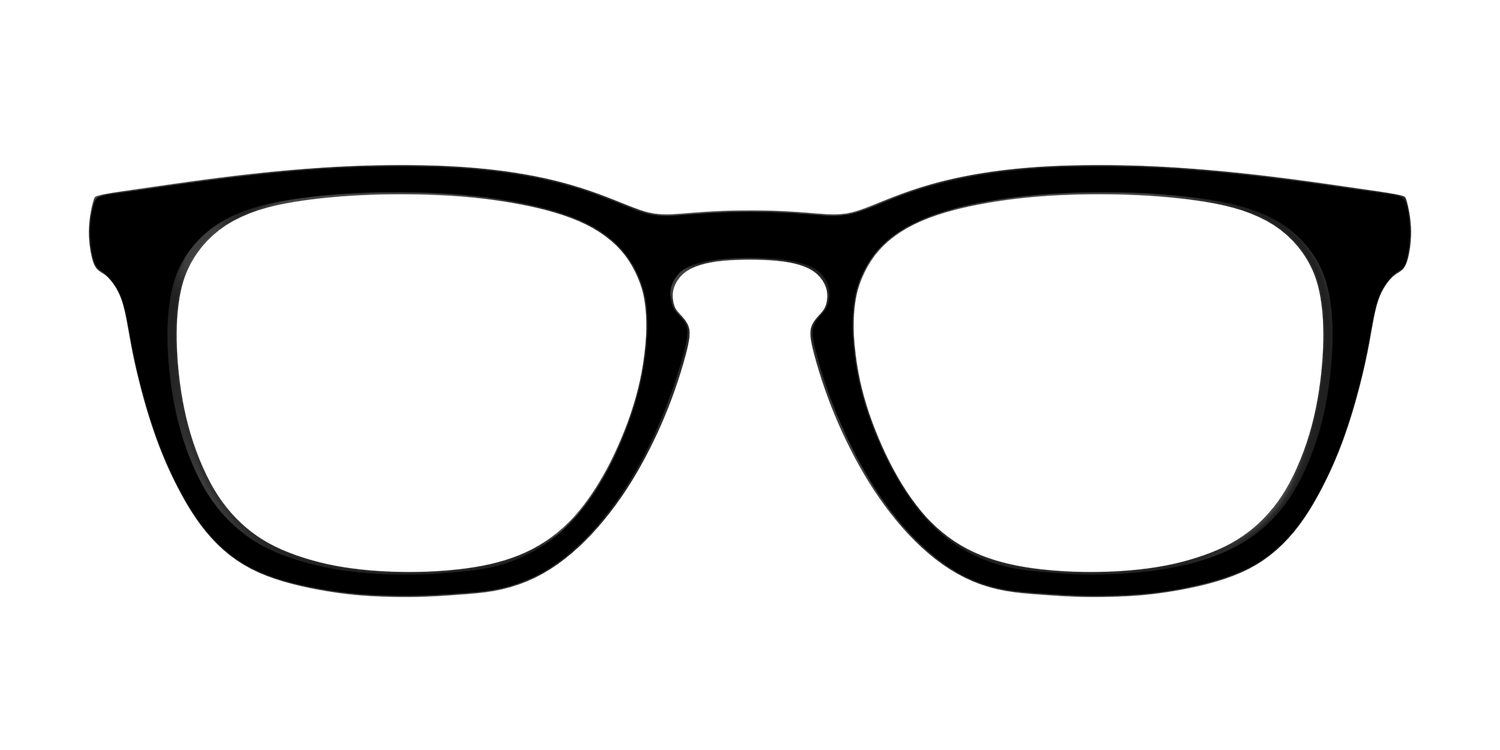 The Black - Front Top Image - Pair Eyewear