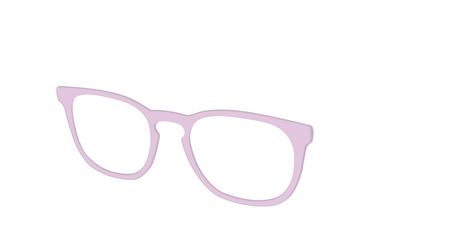 The Blush - Angle Top Image - Pair Eyewear