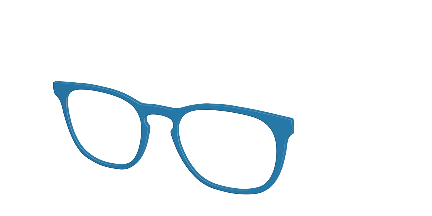 The Bondi Blue - Angle Top Image - Pair Eyewear