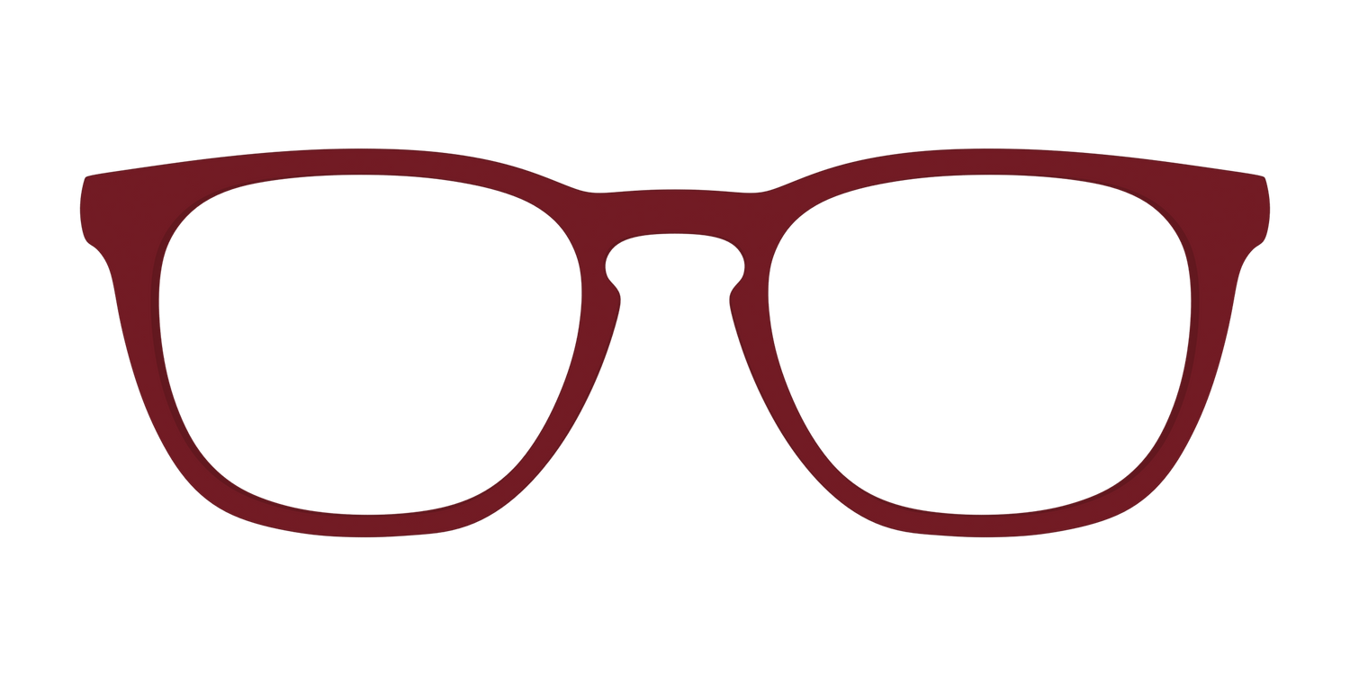 The Burgundy - Front Top Image - Pair Eyewear