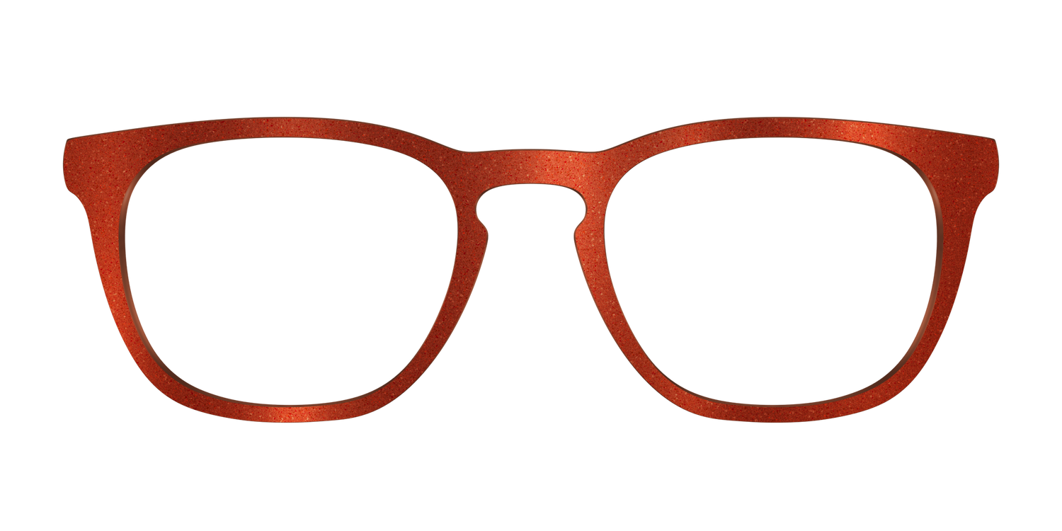 The Burnt Orange Shimmer - Front Top Image - Pair Eyewear