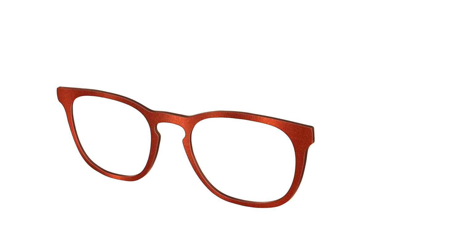 The Burnt Orange Shimmer - Angle Top Image - Pair Eyewear
