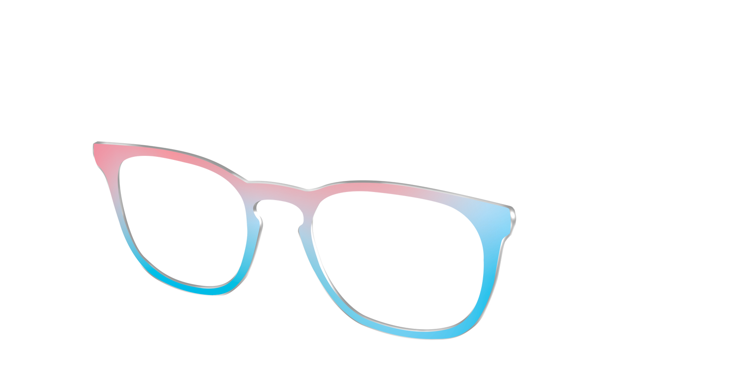 The Daybreak Ombre - Angle Top Image - Pair Eyewear