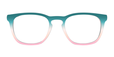 The Deep Sea to Pink Sand Gradient - Front Top Thumbnail - Pair Eyewear