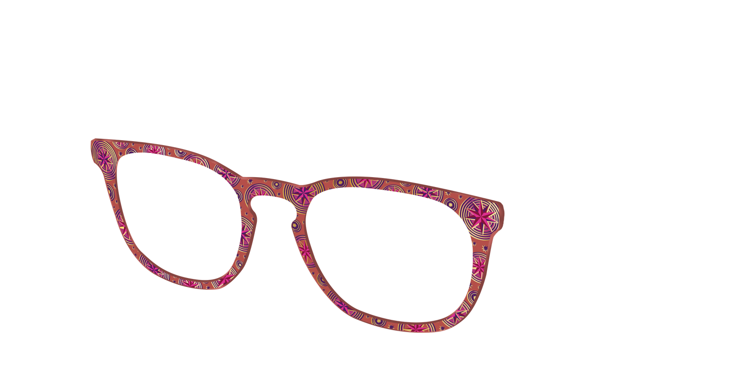 The Gold Foil Luna Lovegood™ - Angle Top Image - Pair Eyewear