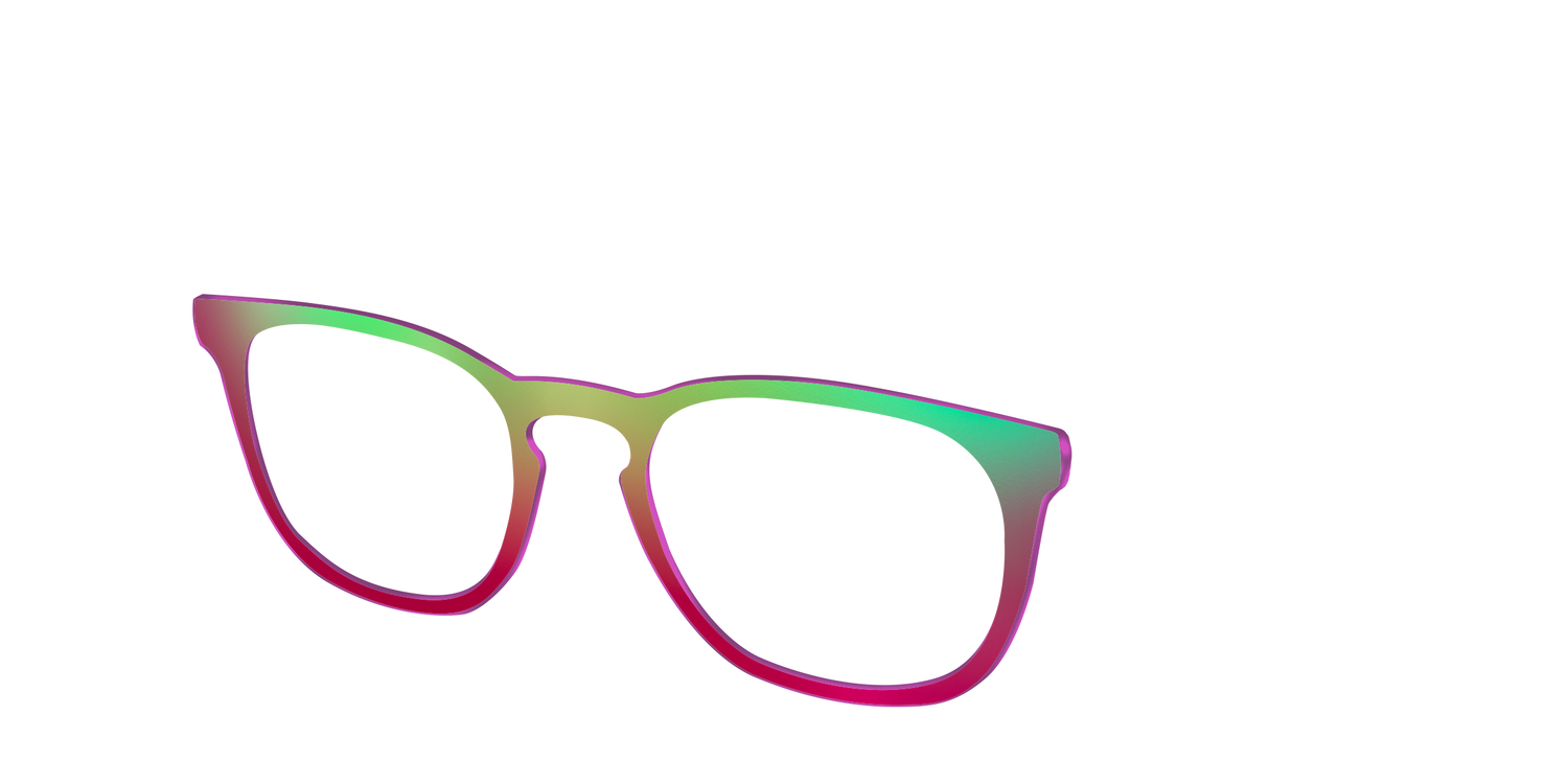 The Guava Ombre - Angle Top Image - Pair Eyewear