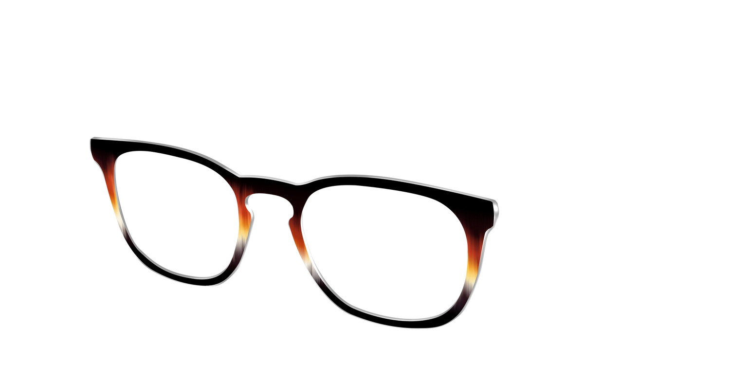 The Hallows' Eve Gradient - Angle Top Image - Pair Eyewear