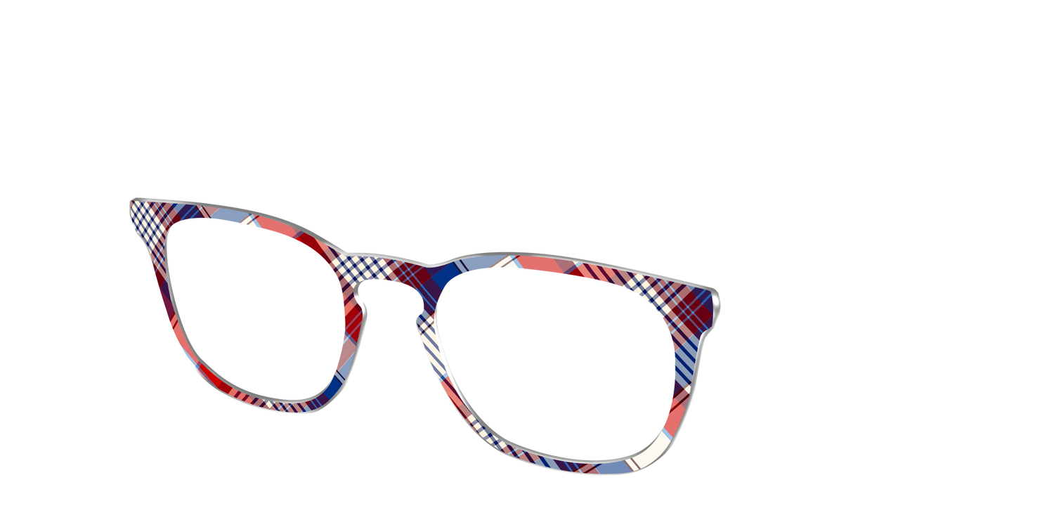 The Heritage Plaid - Angle Top Image - Pair Eyewear