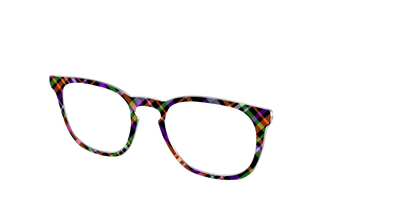The Hexed Plaid - Angle Top Thumbnail - Pair Eyewear